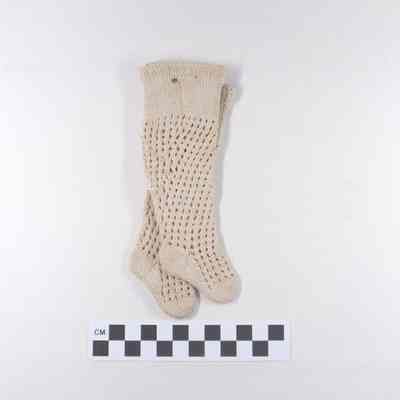 Knitted doll socks