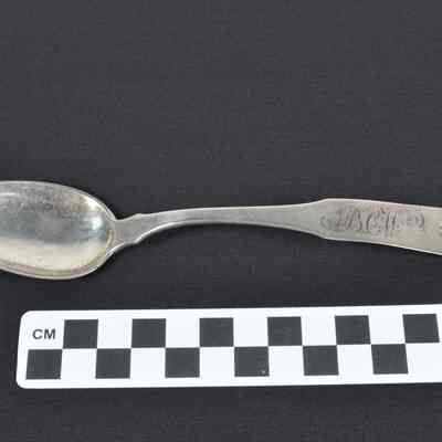 Sterling silver soup spoon, circa 1820