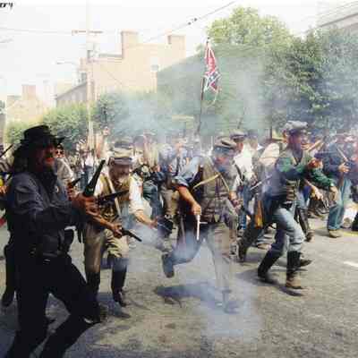 Civil War reenactment in Charles Town