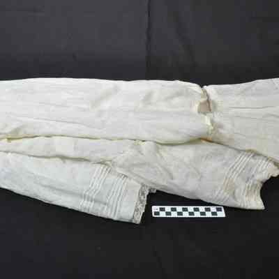 Handmade, cream wedding dress - underskirt