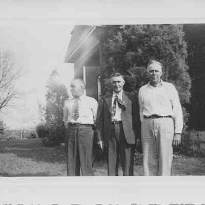 The 3 Milton brothers - Sam, Joe & Jim - c1948