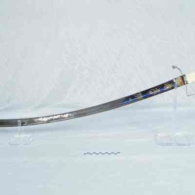 Silver dress sword with scabbard