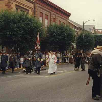 Civil War reenactment in Charles Town