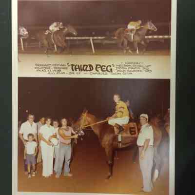 "Third Peg" Winners Circle Photo