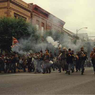 Civil War reenactment in Charles Town