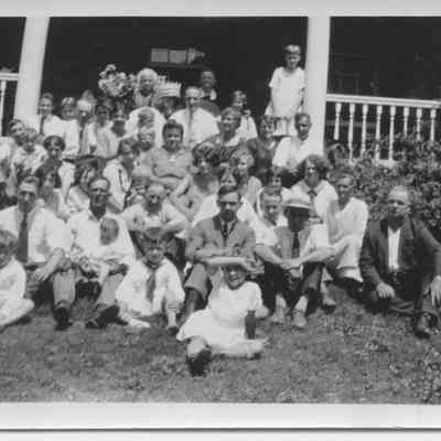 Elizabeth Hill's birthday reunion picnic, Halltown, WV - 1926 or 1927