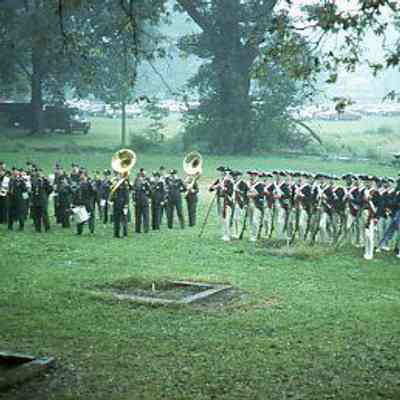 249th Army Band performs along side the 3rd US Infantry