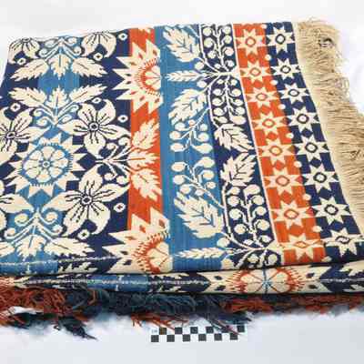 Kump wool coverlet