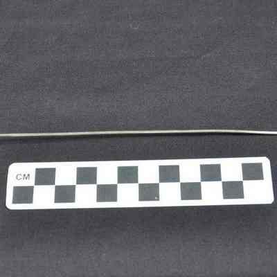 Virginia Military Institute cadet uniform button made into a hat pin