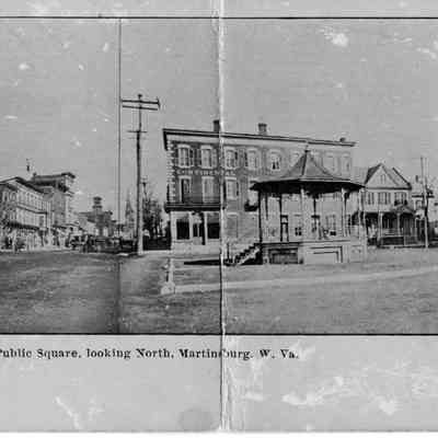 Martinsburg, West Virginia, public square looking north