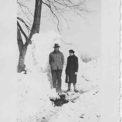 James & Dice Milton -  Feb. or March, 1947 blizzard