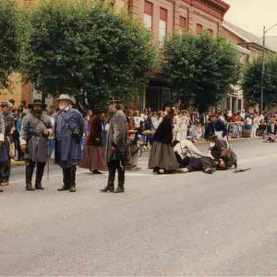 Civil War reenactment in Charles Town