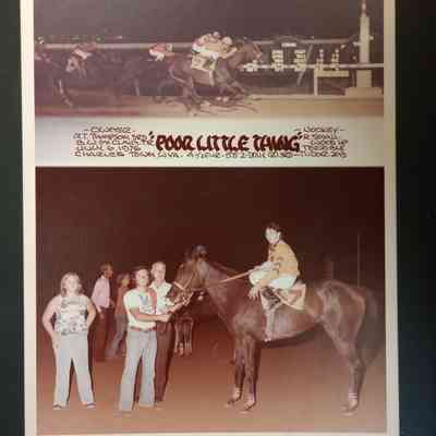 "Poor Little Thing" Winners Circle Photo