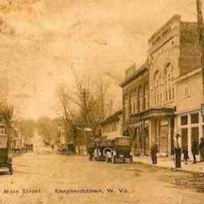 Main Street in Shepherdstown in 1909