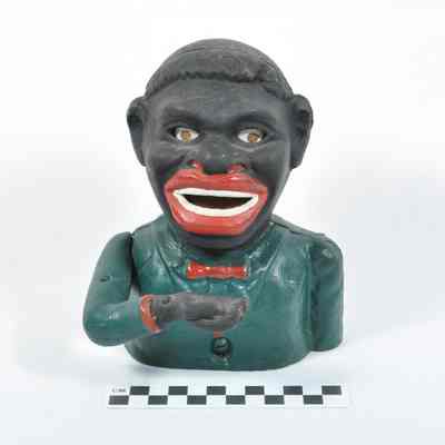 Cast iron mechanical bank