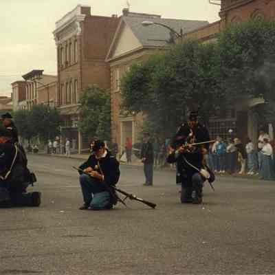 Civil War reenactment in Charles Town