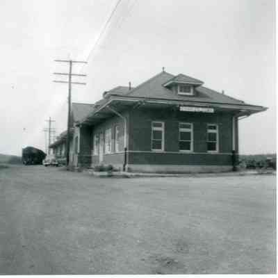 Norfold & Western Railroad Station, 1956