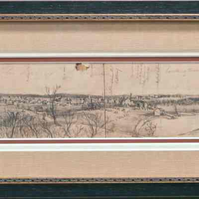Pencil drawing by Alfred Waud