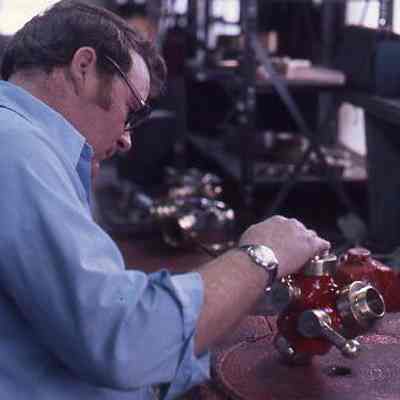 Worker at Badger-Powhatan Company