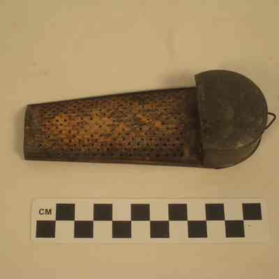 Tin nutmeg grater