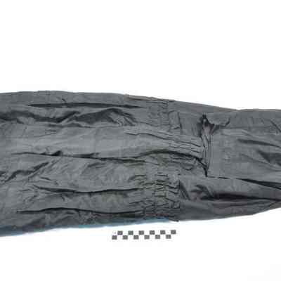 Black silk mourning suit  - skirt