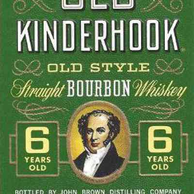 Whiskey bottle label