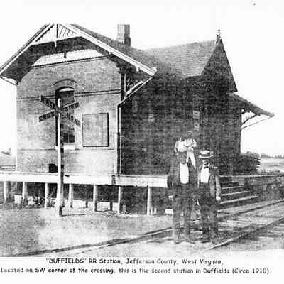 Duffields RR Station, ca. 1910