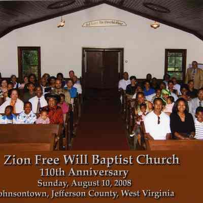 Zion Free Will Baptist Church, 110th anniversary