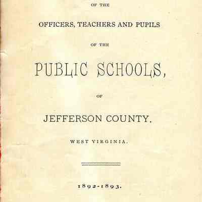 1892-93 Public Schools of Jefferson County - title page