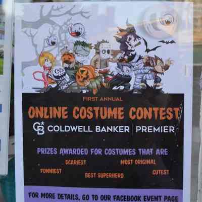 Poster for Coldwell Banker's first  "Online Costume Contest"