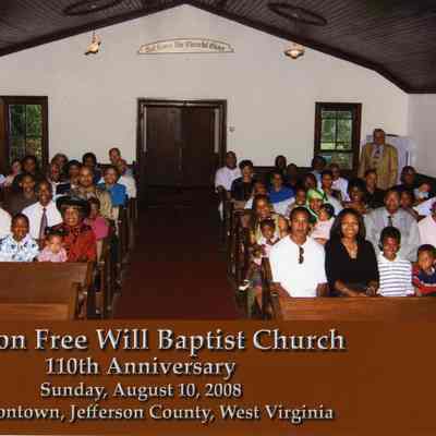 Zion Free Will Baptist Church, 110th anniversary