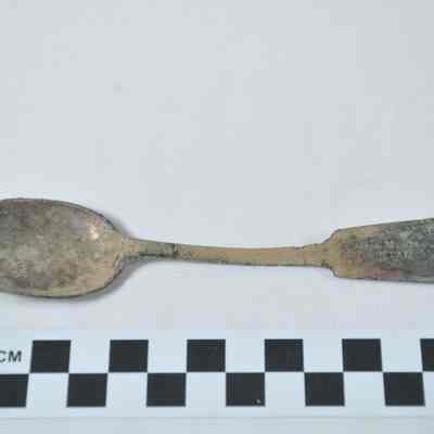 Spoon excavated from Cameron Depot Battlefield