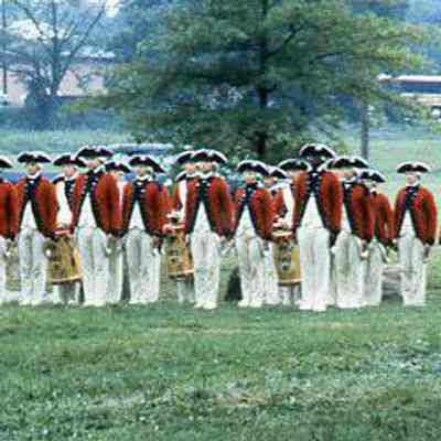 Fife and Drum Corps provide post ceremony entertainment