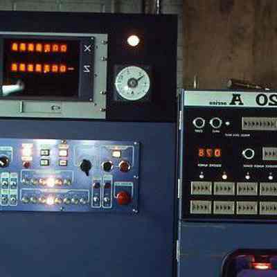 Electrical switchboard at Badger-Powhatan Company