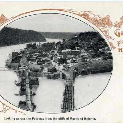 Looking Across the Potomac from the Cliffs of Maryland Heights