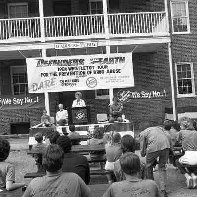 "Say No to Drugs" campaign with Nancy Reagan