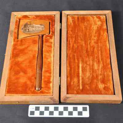 Souvenir wooden hatchet