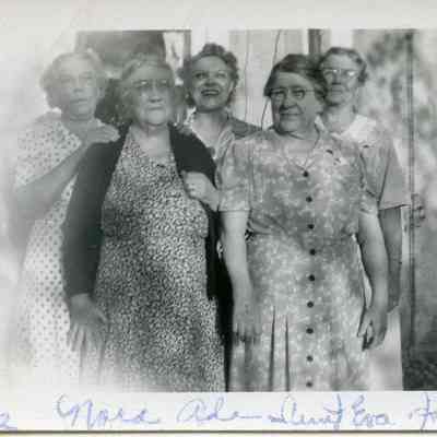 Rose, Nora, Ada, Eva, and Hannah Marshall