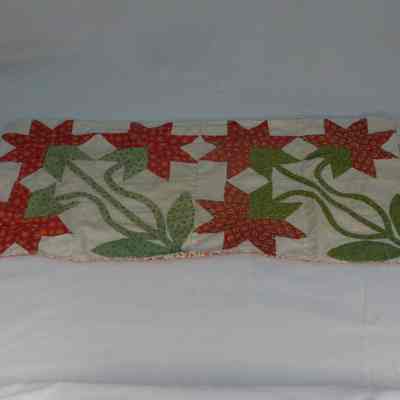 Outer side of handmade quilt