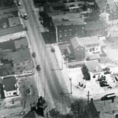 Aerial view of West Washington Street