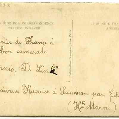 Souvenir de France back