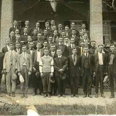 World War I draftees, 1918