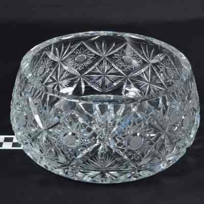 American cut glass bowl