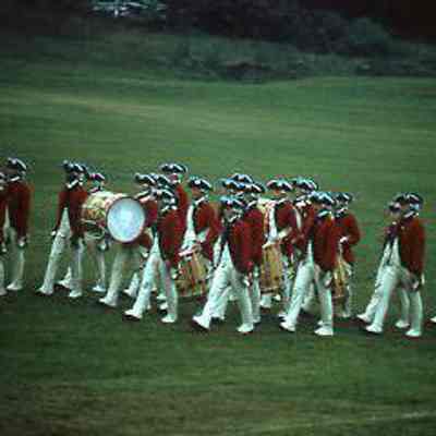 Fife and Drum Corps provide post ceremony entertainment