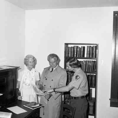 Dedication of buildings on Shenandoah Street