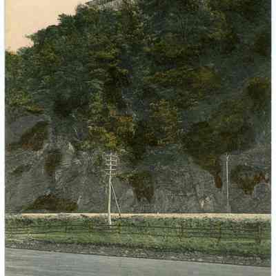 View of Hill Top House from Potomac River. Harper's Ferry, W. VA.