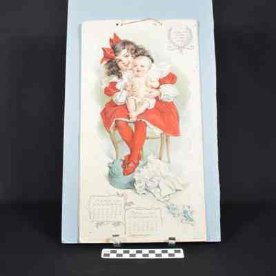 Resinol Art Calendar and Baby's Record