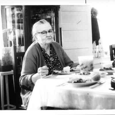 Carlotta Dice Gruber Milton's birthday dinner, Jan. 23, 1977 or 1978