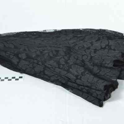 Black lace parasol