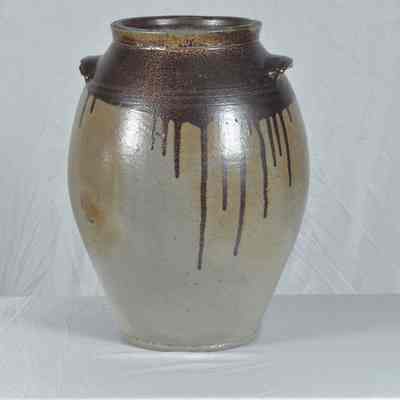 Large earthenware storage jar